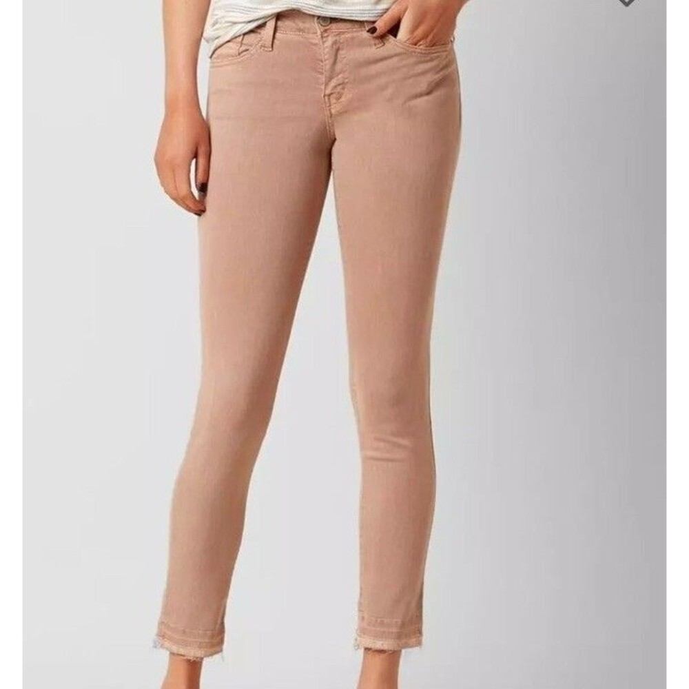 A7 Low Rise Skinny Stretch Jean Flying Monkey Size 27 Moroccan Sky Color